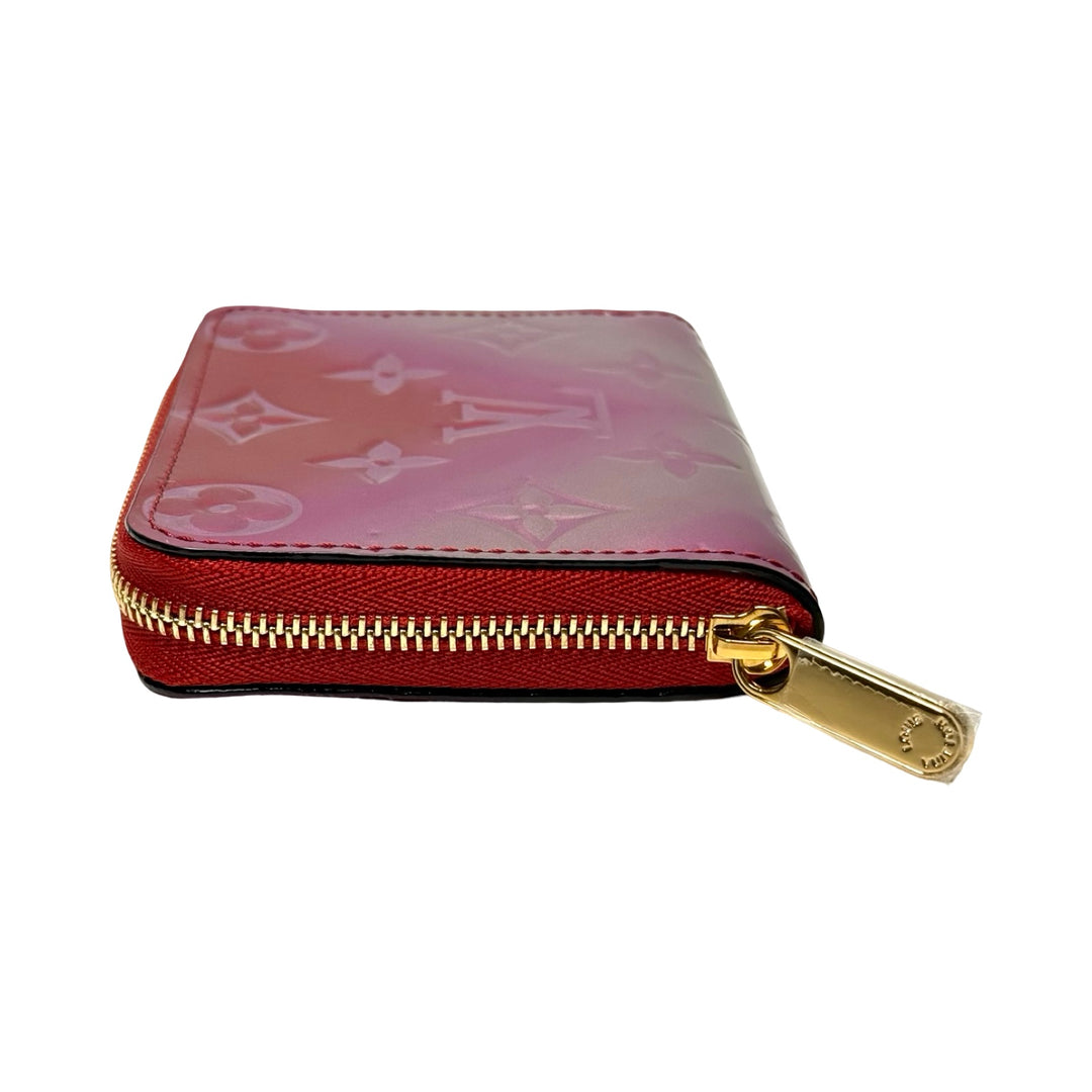 Louis Vuitton Metallic Pink Monogram Vernis Compact Wallet