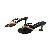 Manolo Blahnik - Sulafahi 70 Bicolor Slide Sandals