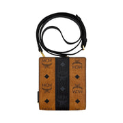 MCM - Cognac & Black Visetos Wallet On Chain