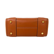 MCM - Munchen Spanish Leather Mini Tote In Cognac