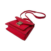 MCM - Patricia Studded Red Leather Crossbody