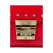 MCM - Patricia Studded Red Leather Crossbody