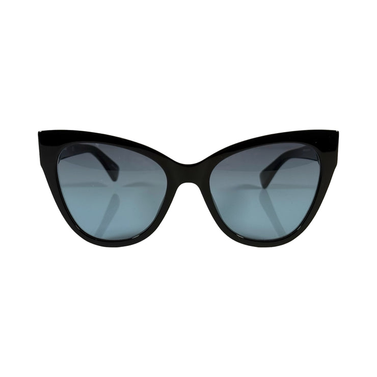 Moschino - Black Studded Side Cat-Eye Sunglasses