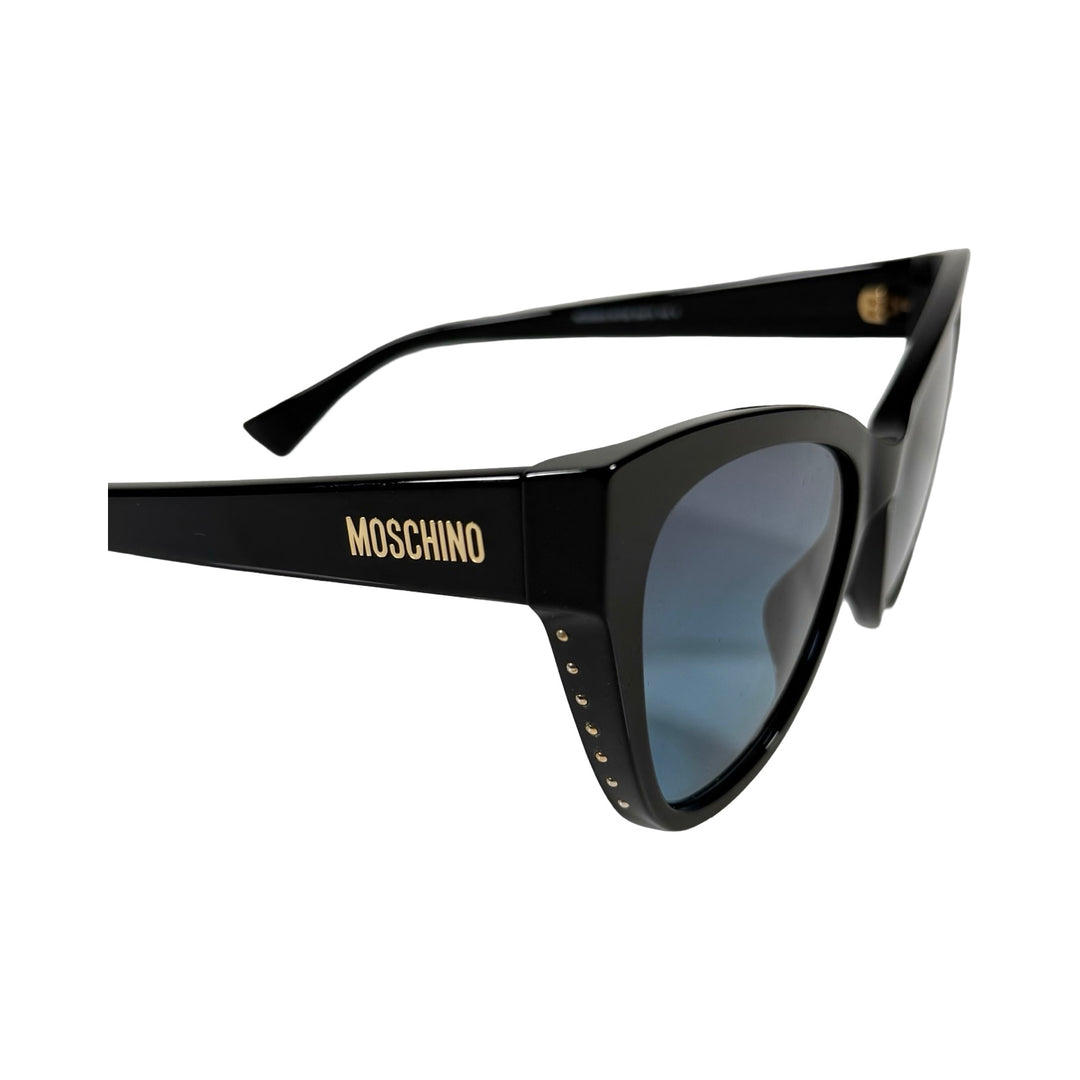 Moschino Black Studded Side Cat-Eye Sunglasses | FOMO display picture 1