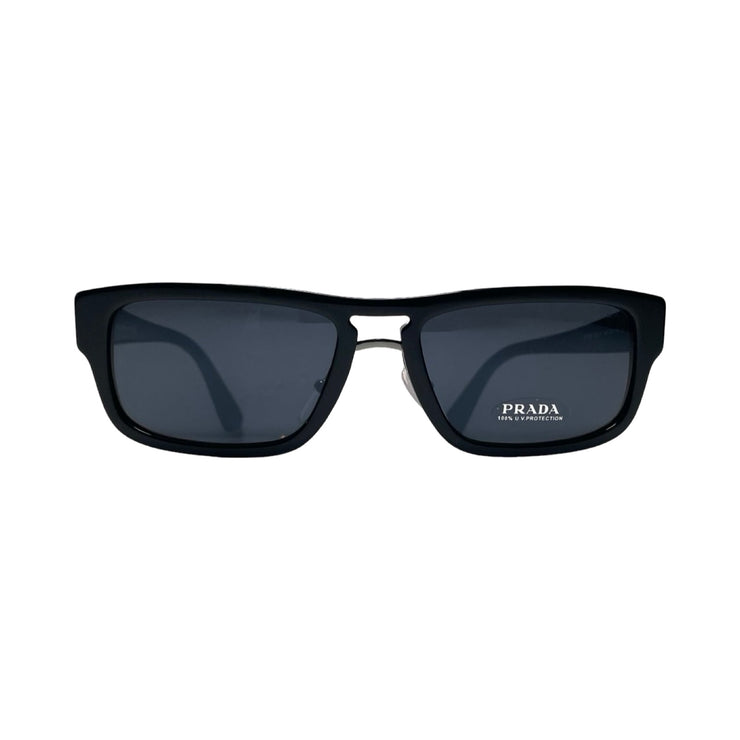 Prada - Black Acetate Unisex Sunglasses