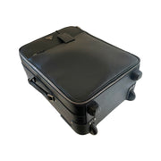Prada - Black Saffiano Leather Trolley Rolling Luggage