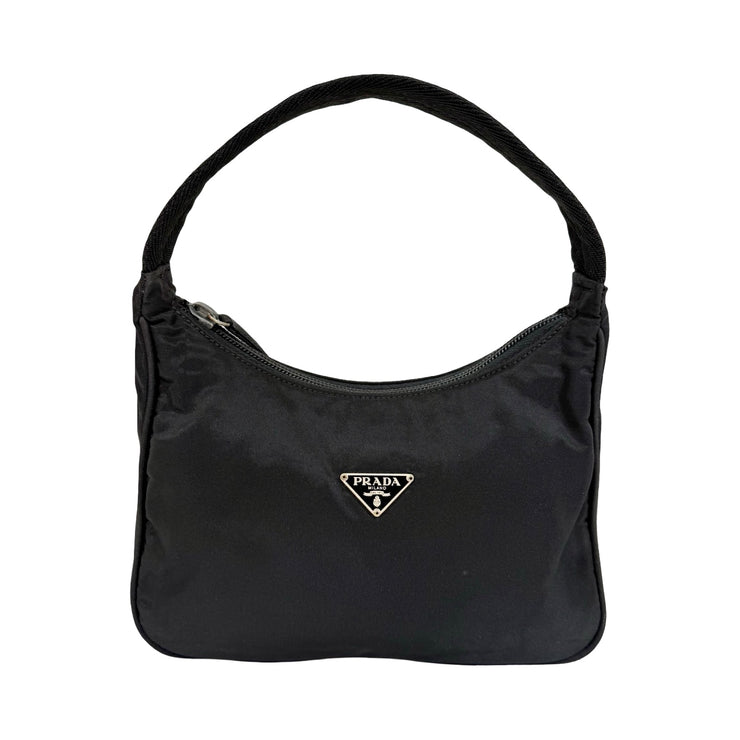 Prada - Black Tessuto Mini Pochette