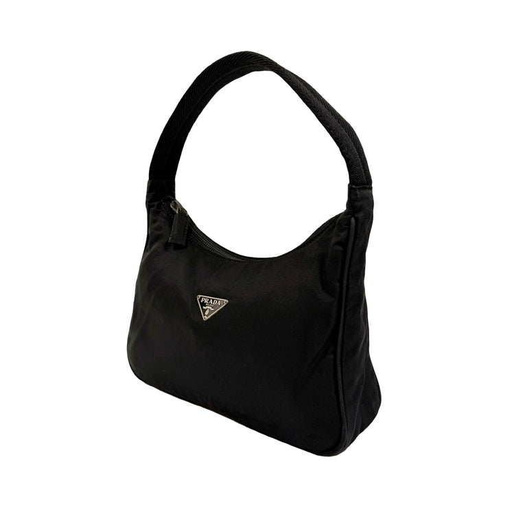 Prada - Black Tessuto Mini Pochette