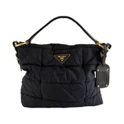 Prada - Black Tessuto Puffer Shoulder Bag