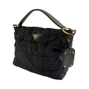 Prada - Black Tessuto Puffer Shoulder Bag