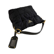 Prada - Black Tessuto Puffer Shoulder Bag