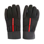Prada - Men's Sport Knit Linea Rossa Black Gloves 8