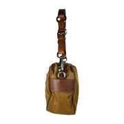 Prada - Tan Tessuto & Brown Leather Handbag