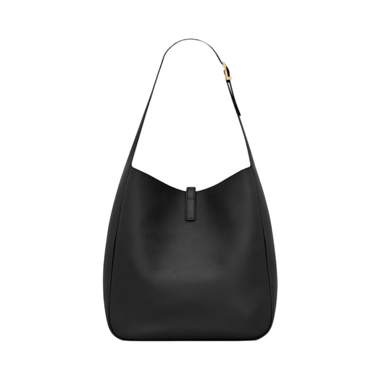 Saint Laurent - Le 5 à 7 Large Black Leather Hobo Bag