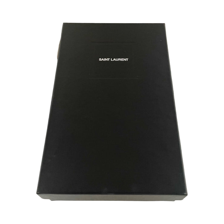 Saint Laurent - YSL Embossed Crocodile Large Cassandra Flap Wallet