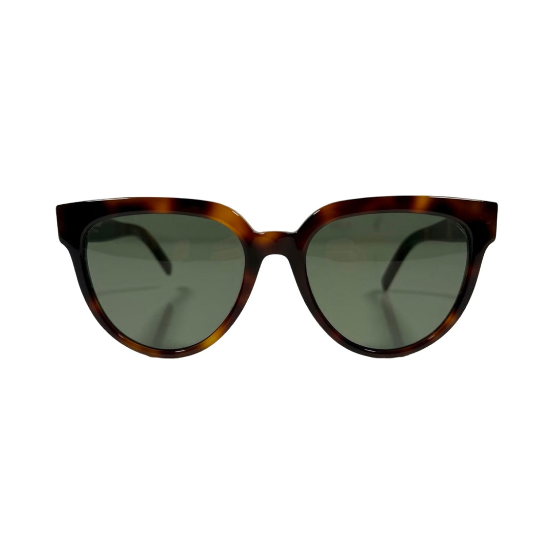 Saint Laurent YSL Havana Round Cat Eye Sunglasses | FOMO display picture 1