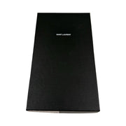 Saint Laurent - YSL Maroon Grain de Poudre Chevron Cassandra Pouch