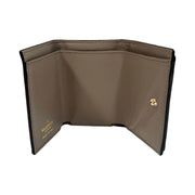 Valentino Garavani - Grey Leather Rockstud Compact Trifold Wallet
