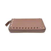 Valentino Garavani - Pink Leather Rockstud Continental Wallet