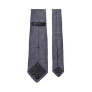 Versace - Grey Polka Dot Medusa Tie