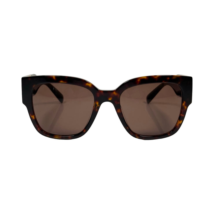 Versace - Havana Gold Medusa Sunglasses