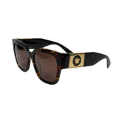 Versace - Havana Gold Medusa Sunglasses