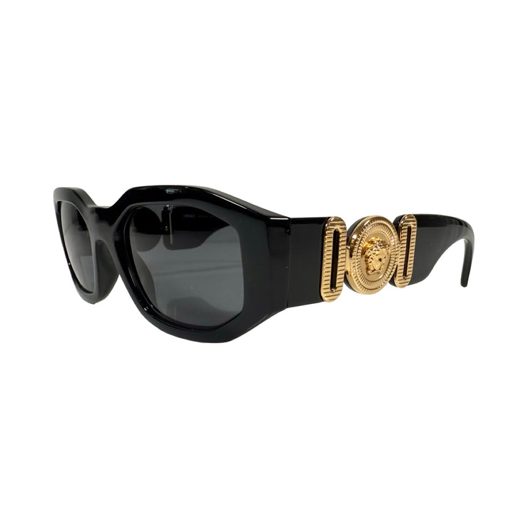 Versace - Medusa Biggie Black Sunglasses