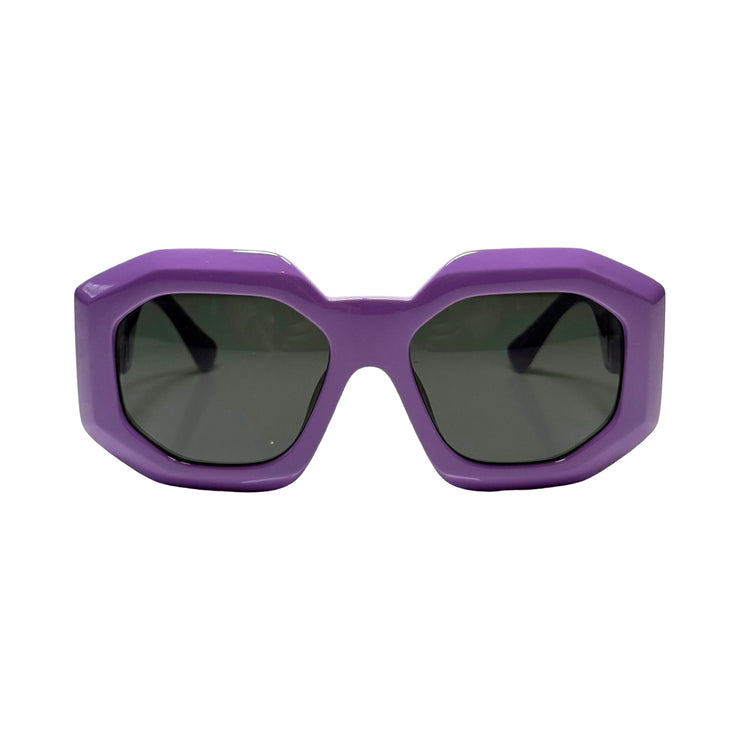 Versace - Medusa Gold Medallion Lilac Sunglasses
