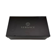 Versace - Men's Medusa Red & Gold Velvet Slip-on Loafers 43