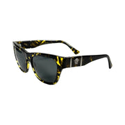 Versace - Silver Medusa Havana Sunglasses