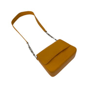 Bally - Yellow Leather B Chain Shoulder Bag