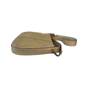 Bottega Veneta - Gold Shoulder Bag w/ Intrecciato Straps