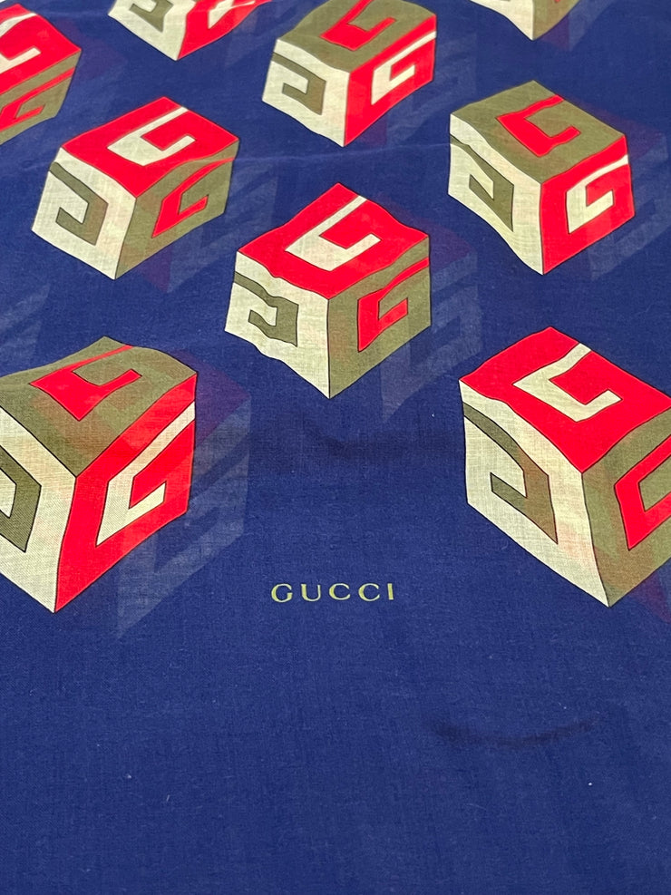 Gucci - Gucci Cube Scarf / Shawl