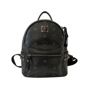 MCM - Stark Mini Black Visetos Backpack