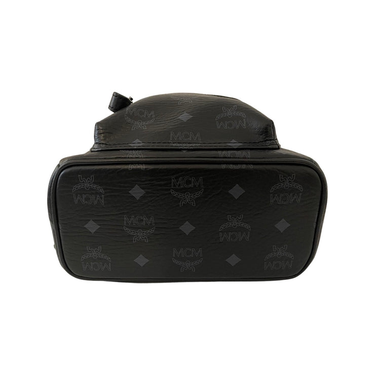 MCM - Stark Mini Black Visetos Backpack