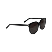 Saint Laurent -  YSL NEW Round Black w/ Silver Sunglasses